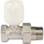 STOUT SVRs Клапан ручной терморегулирующий с неподъемным шпинделем, прямой 3/4″ — фото 3