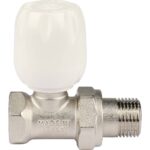 STOUT SVRs Клапан ручной терморегулирующий с неподъемным шпинделем, прямой 1/2″ — фото 3