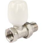 STOUT SVRs Клапан ручной терморегулирующий с неподъемным шпинделем, прямой 1/2″ — фото 4