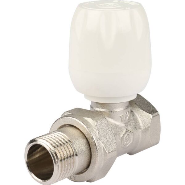 STOUT SVRs Клапан ручной терморегулирующий с неподъемным шпинделем, прямой 1/2″