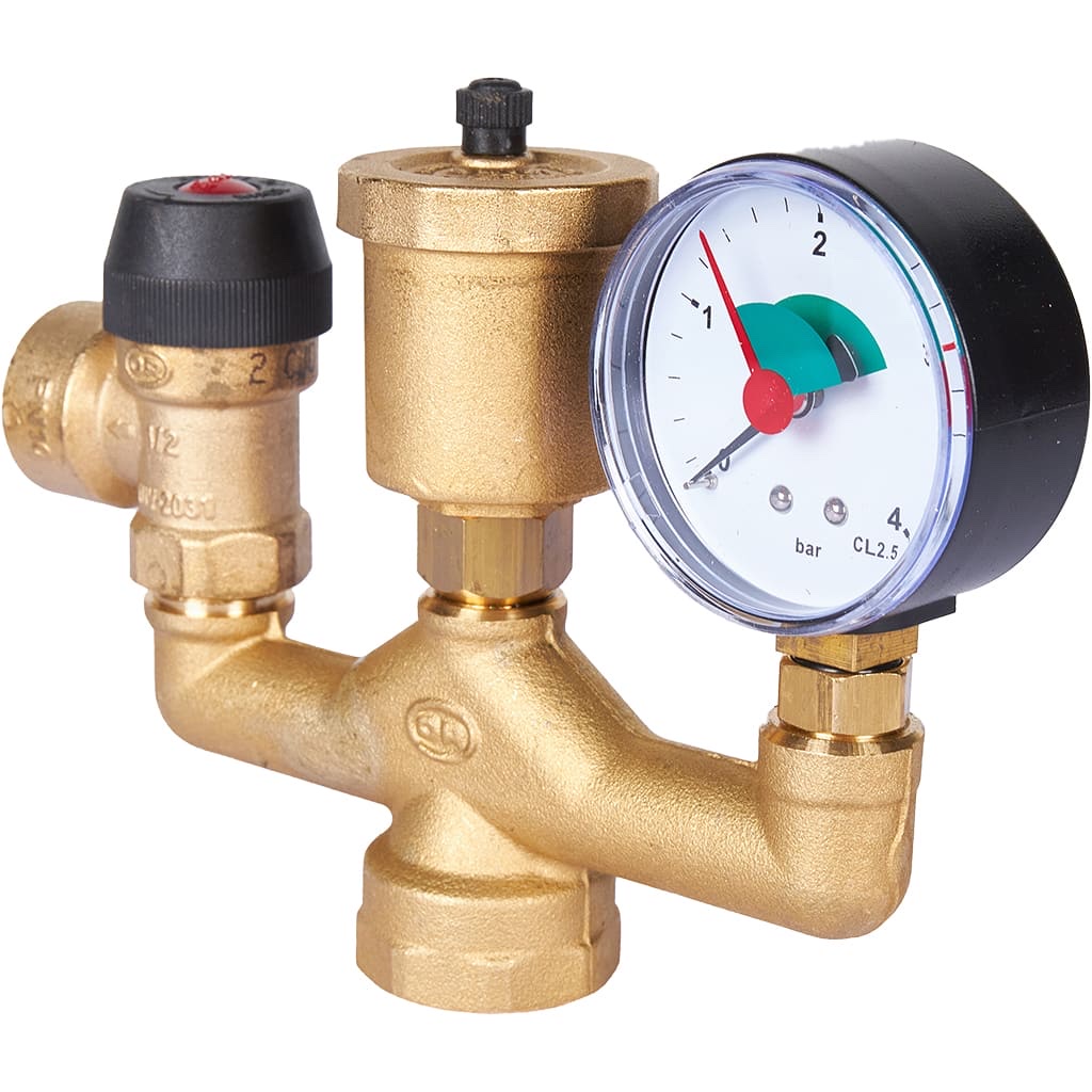 STOUT SVS-0040-015025 STOUT Группа безопасности котла (до 50 кВт) (без теплоизоляции) (503.525) — фото 3
