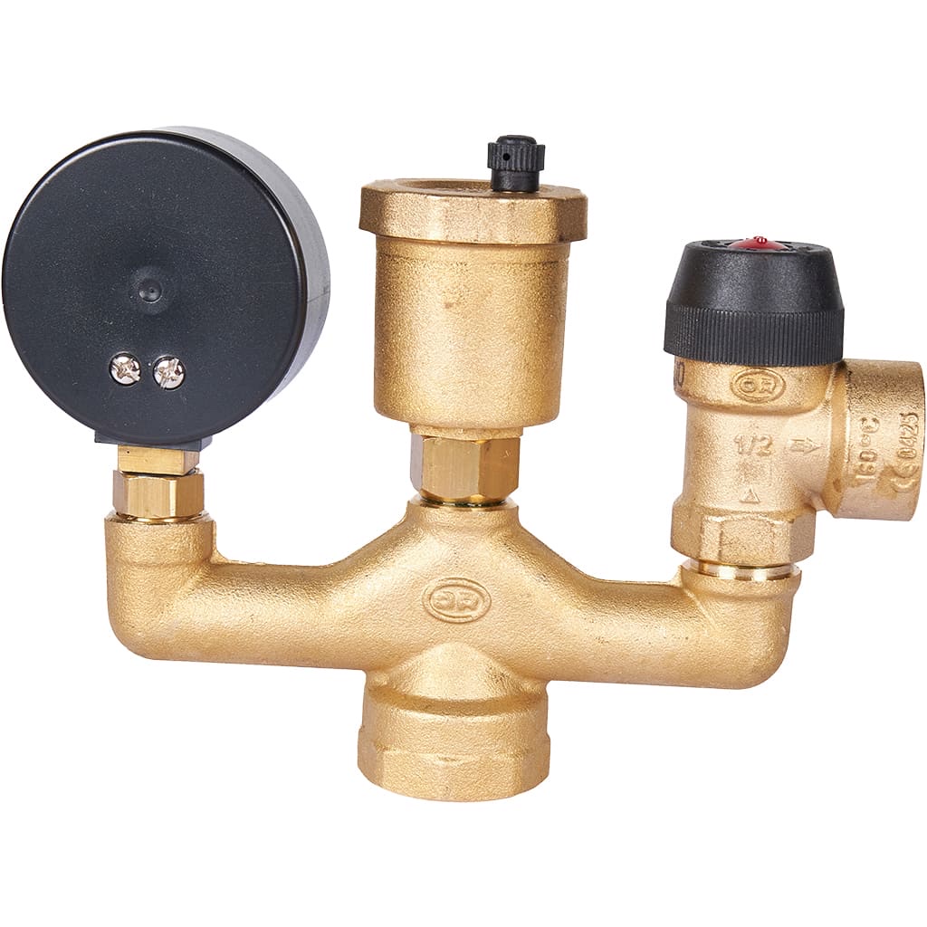 STOUT SVS-0040-015025 STOUT Группа безопасности котла (до 50 кВт) (без теплоизоляции) (503.525)