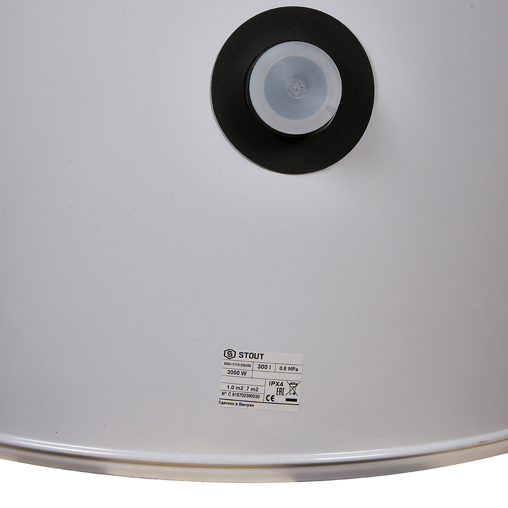 STOUT SWH-1110-250300 без ТЭН STOUT бойлер косвенного нагрева напольный 300 л, два теплообменника. — фото 3
