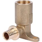 STOUT Угольник настенный с длинным нарезным патрубком 16-Rp 1/2 — фото 1