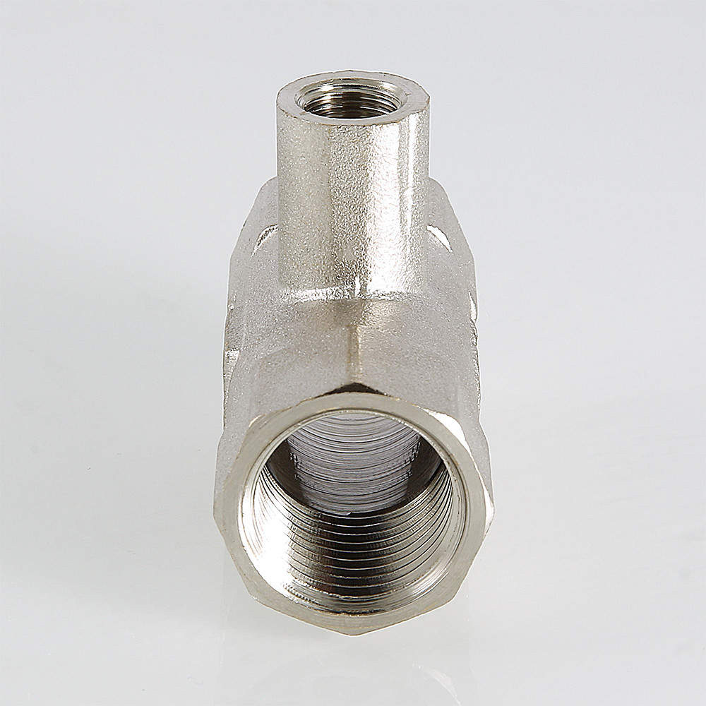 Тройник для подключения датчика температуры 3/4″ х M10 х 3/4″ VTr.250.N.0005 — фото 3