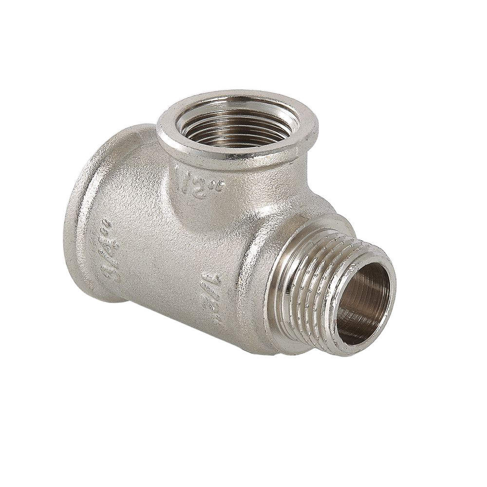 Тройник с переходом на наружную резьбу 3/4″ х 1/2″ х 3/4″ VTr.134.RN.050405