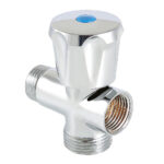Вентиль-тройник бытовой 1/2″ х 3/4″ х 1/2″ VT.255.N.04 — фото 1